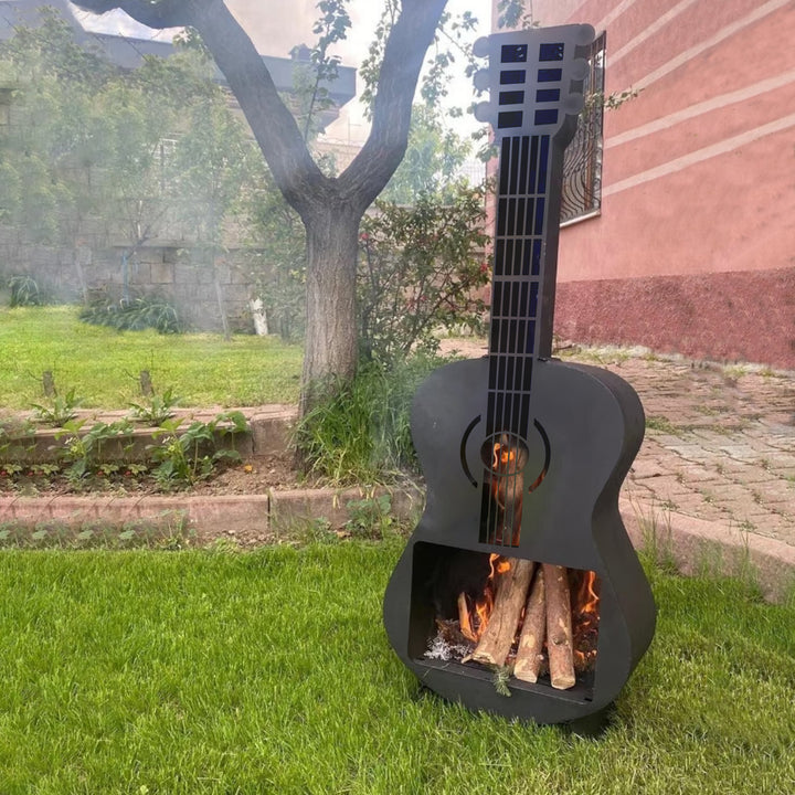Guitar Outdoor Fire Pits