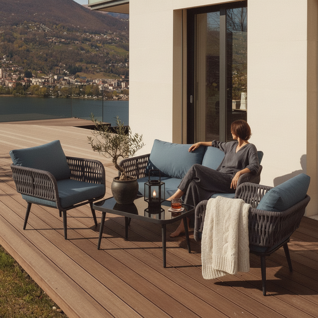 Dreamline Outdoor Garden Balcony Sofa Set Seater Single