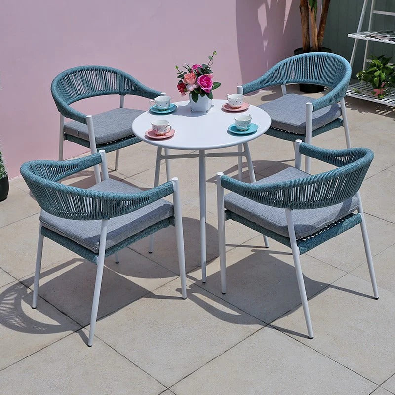 Dreamline Outdoor Furniture Garden Patio Seating Set 1+4 4 Chairs and