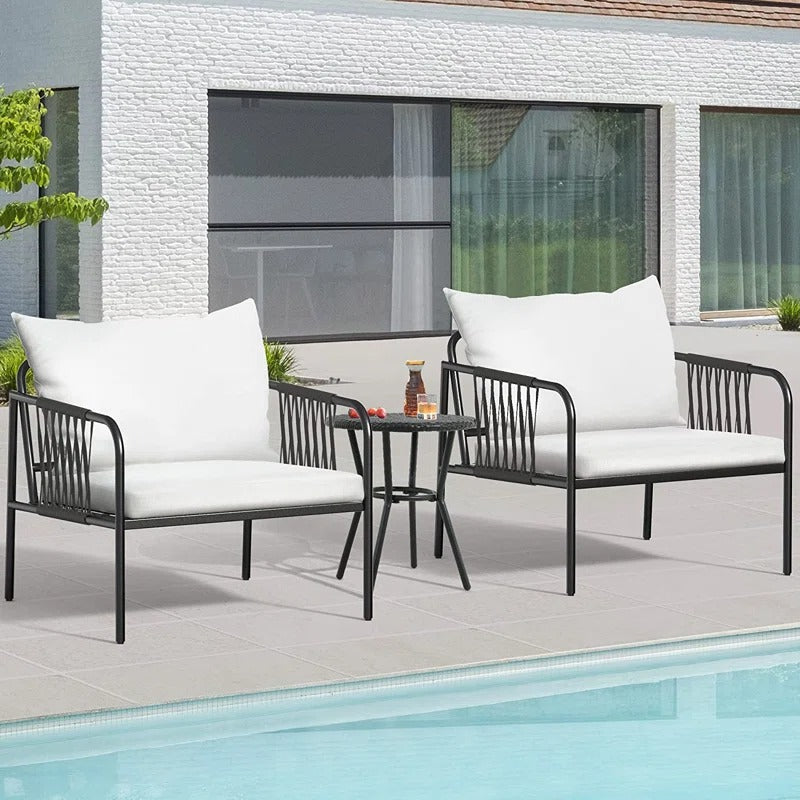 Dreamline Outdoor Furniture Garden Patio Seating Set 1+2 2 Chairs and