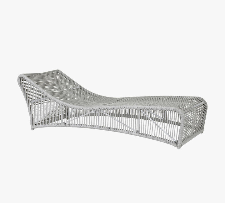 Arcuri Outdoor Swimming Poolside Lounger Braided & Rope