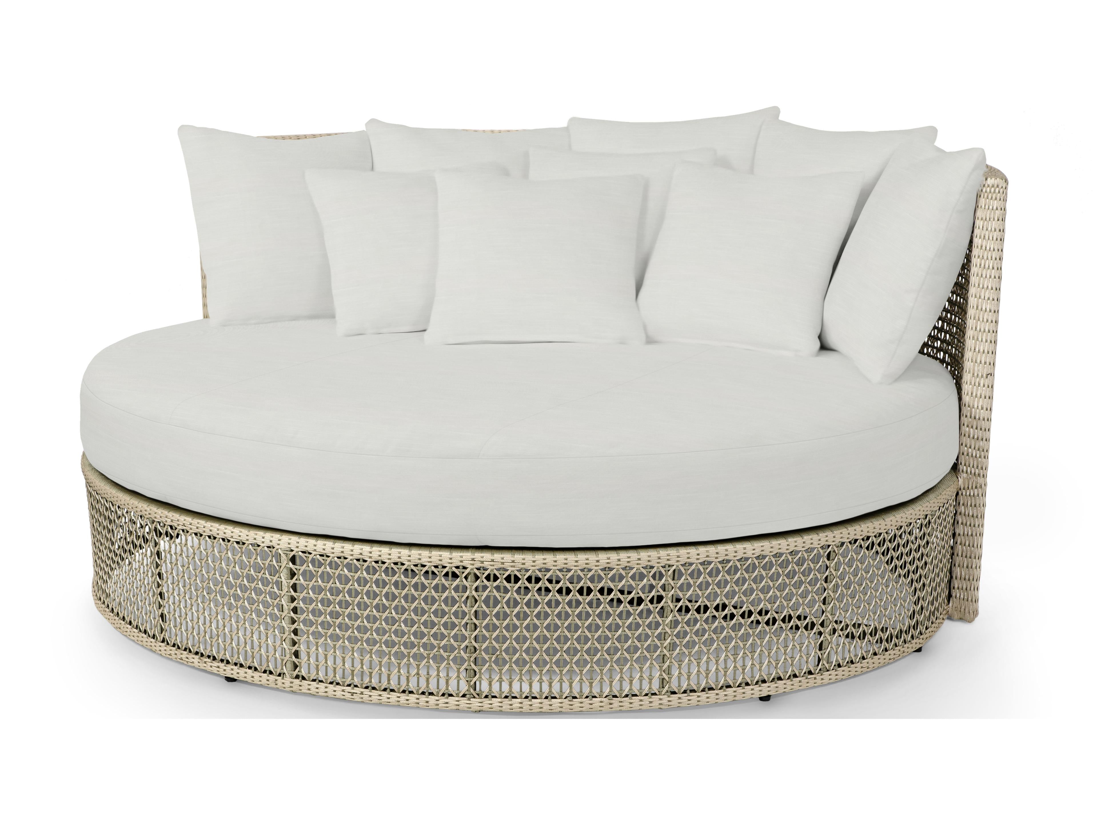 Dreamline Outdoor Furniture Poolside Sunbed With Cushion Daybed (Beige