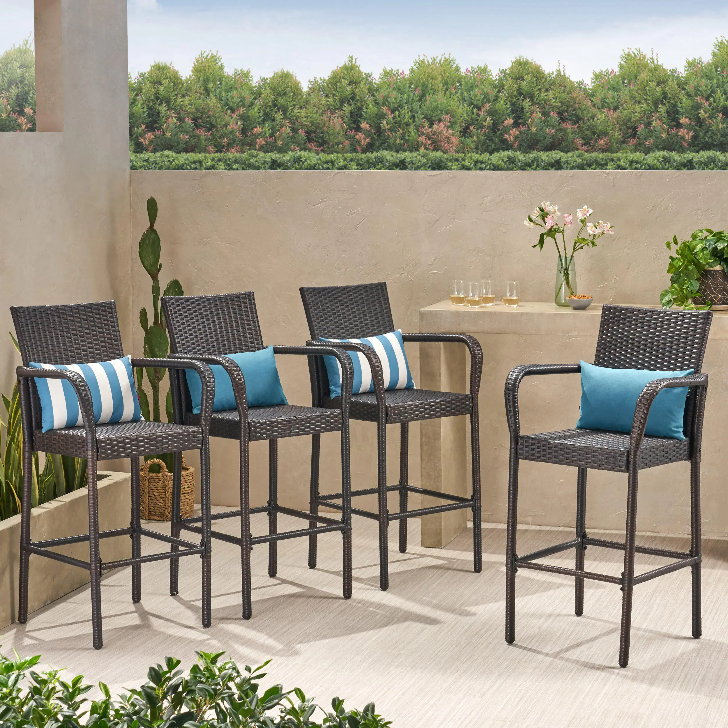 Bar stool patio discount set