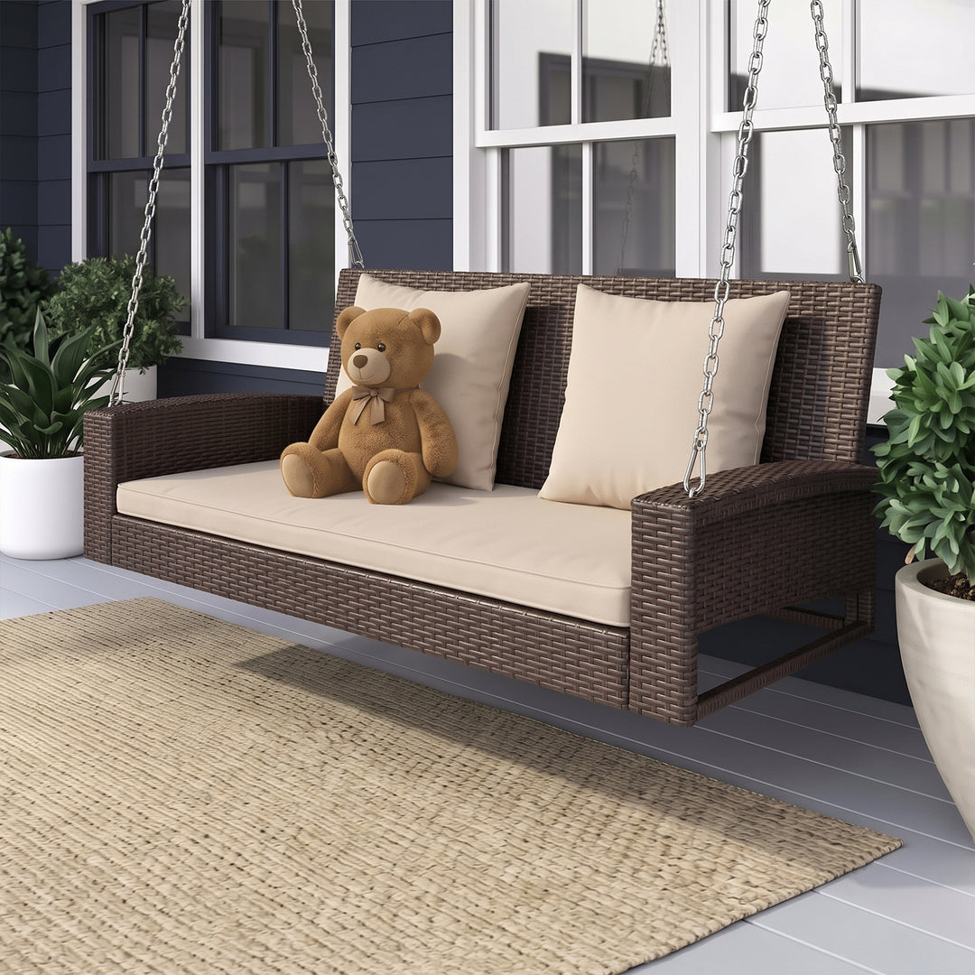 Conti Double Seater Hanging Swing Without Stand For Balcony , Garden Swing