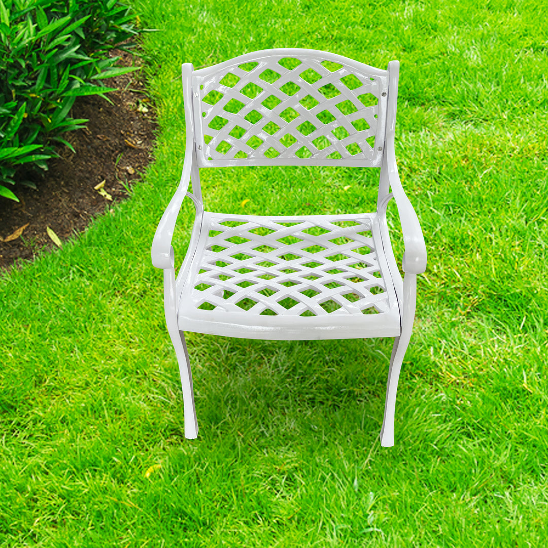 Dreamline Cast Aluminium Garden Patio Seating Chair for Balcony