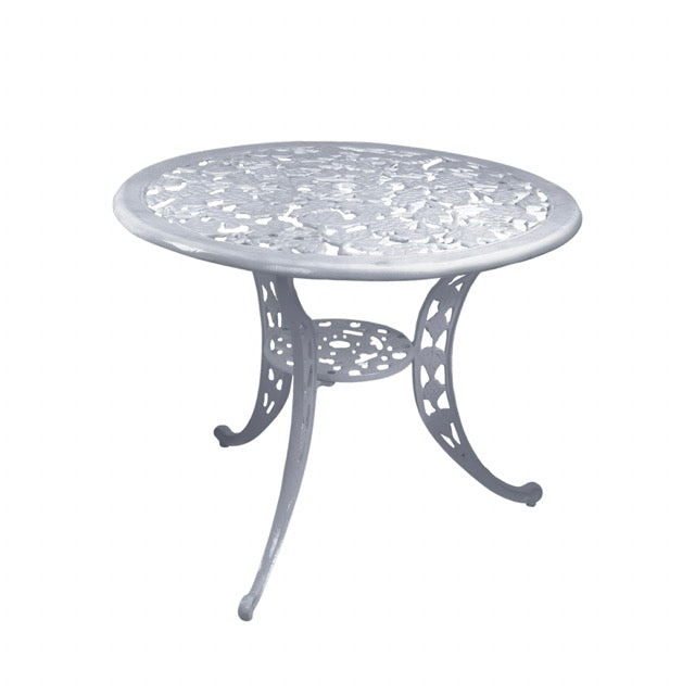 Evita Cast Aluminium Garden Patio 1 Table Set
