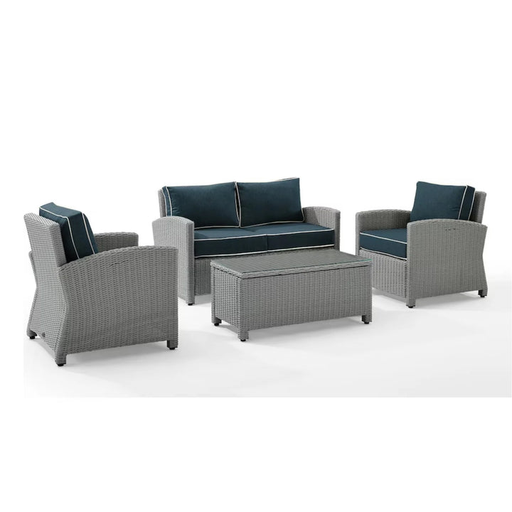 Porch Outdoor Sofa Set 2 Seater, 2 Single seater and 1 Center Table