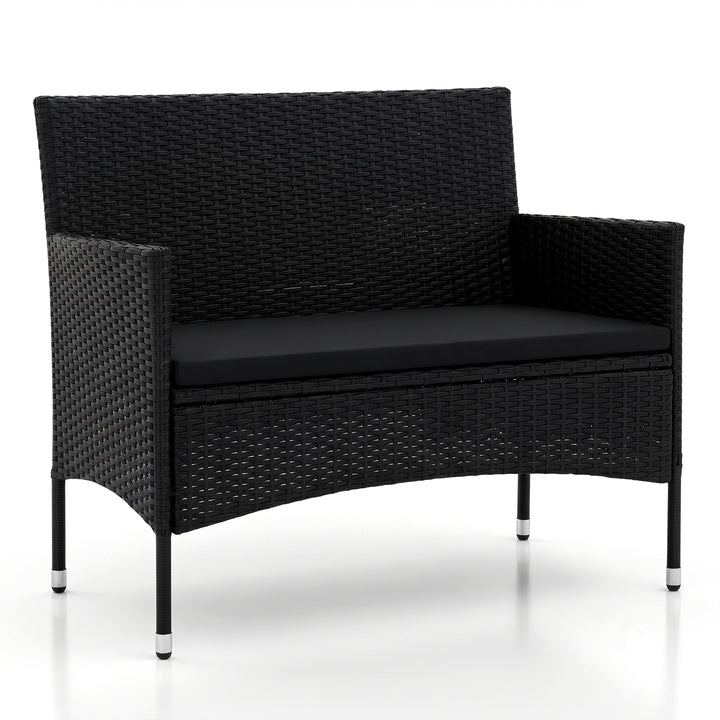 Rino Outdoor 2 seater Sofa (Black)
