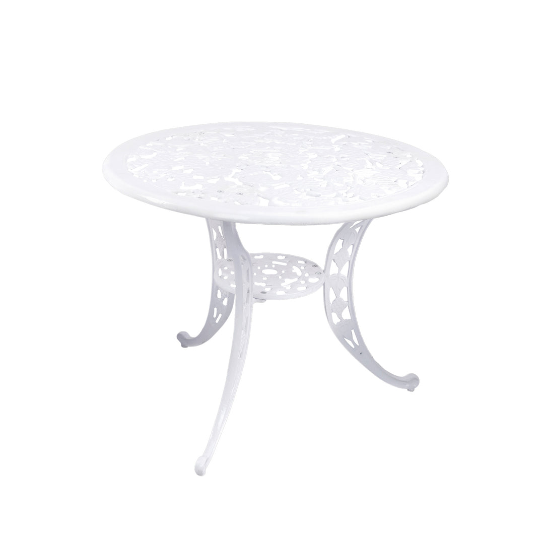 Evita Cast Aluminium Garden Patio 1 Table Set