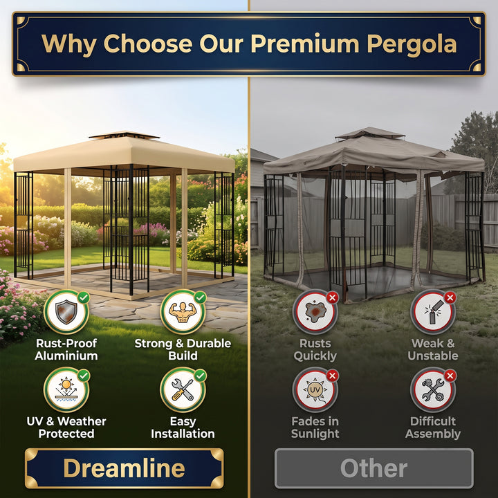 Alma Outdoor Gazebo For Garden,Terrace