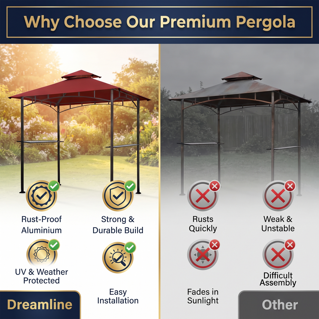 Aglaë Outdoor Gazebo For Garden ,Terrace (Black)