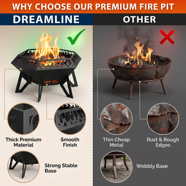 Diamond Outdoor Fire Pits