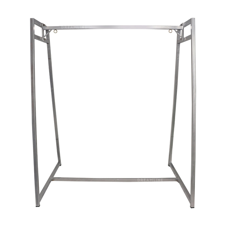 Ingo Double Seater Hanging Swing With Stand For Balcony , Garden Swing (Beige) Braided & Rope