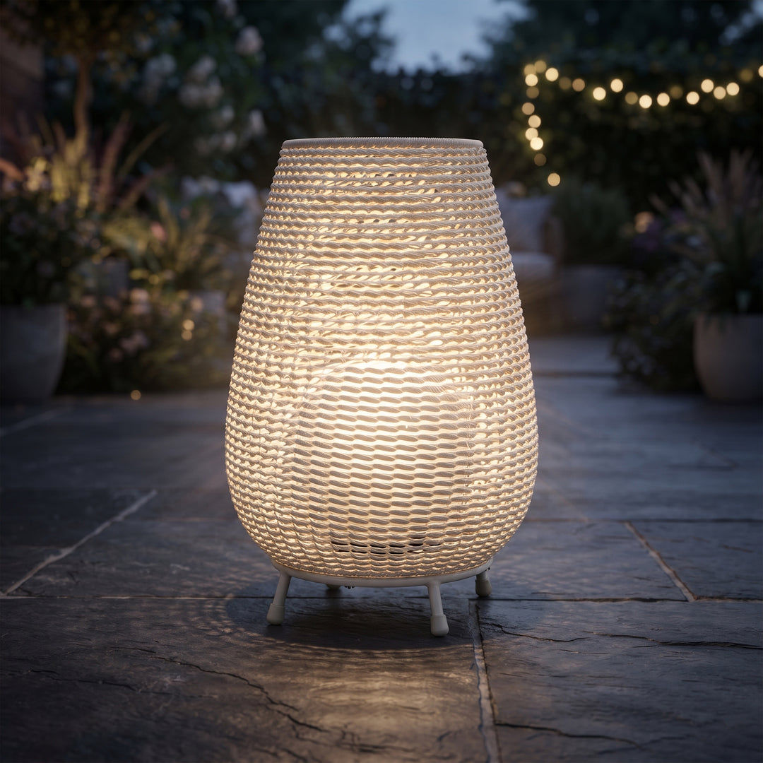 Okawa Outdoor Wicker Floor Lamp