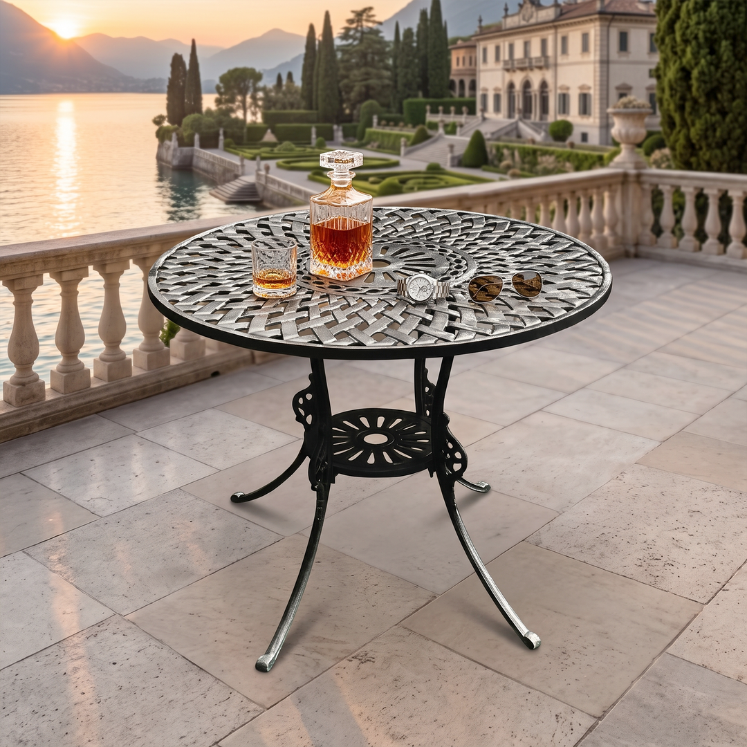 Leon Cast Aluminium Garden Patio 1 Table