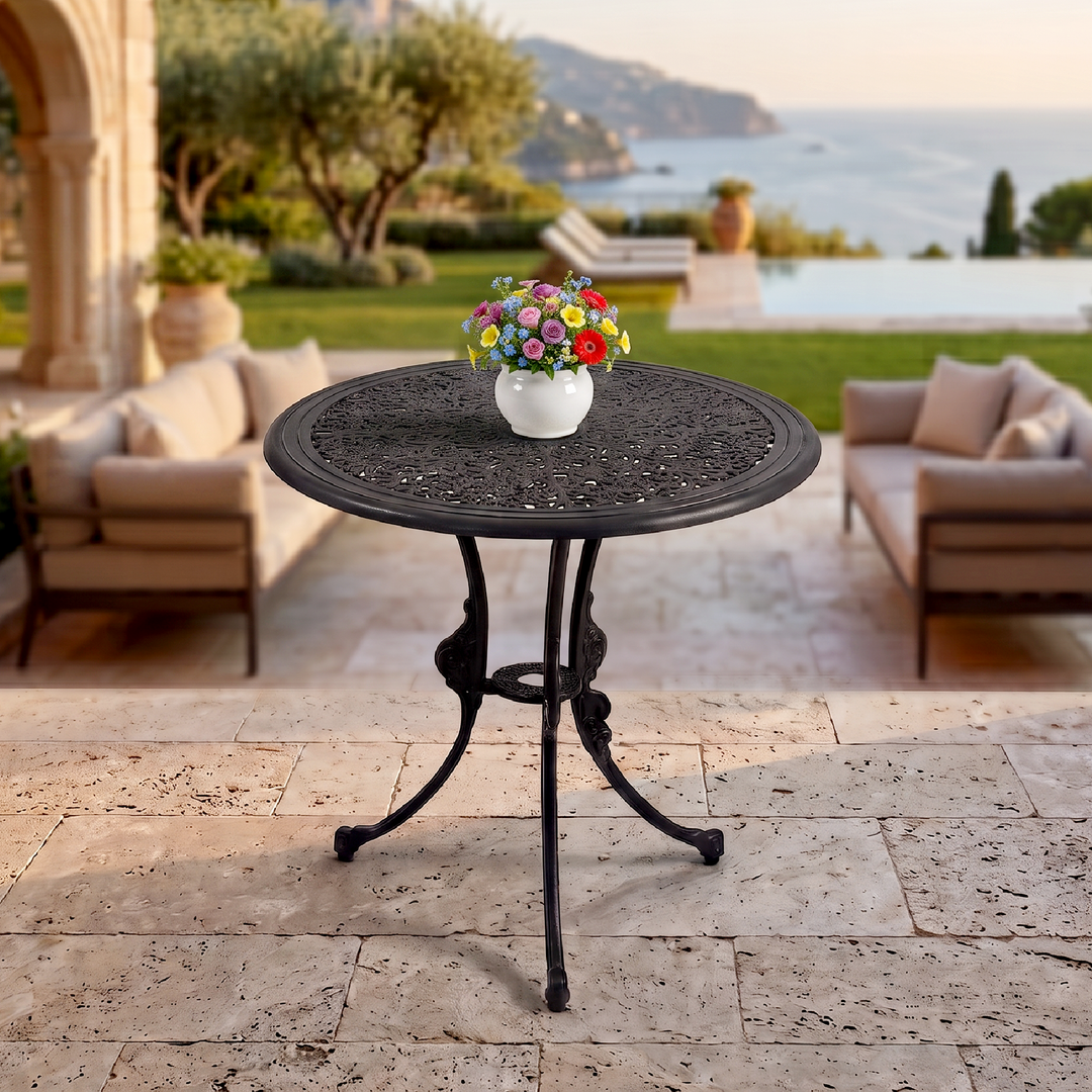 Silvia Cast Aluminium Garden Patio 1 Table Set
