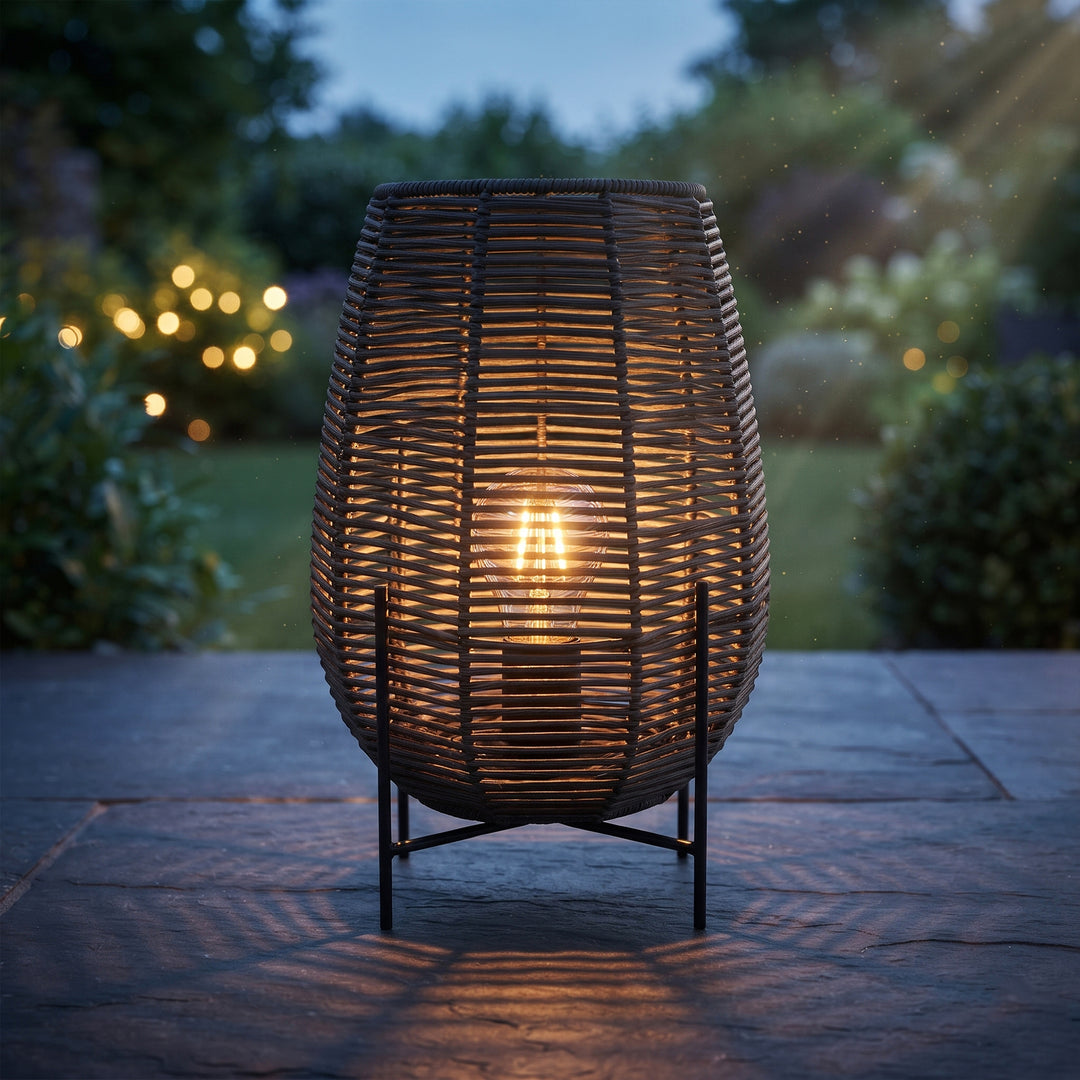 Takei Outdoor Wicker Floor Lamp