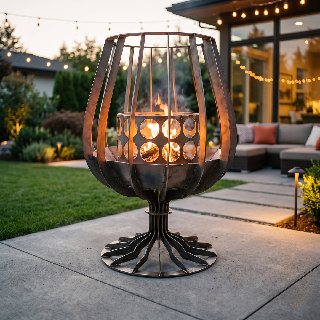 Nova Glass Shape Outdoor Fire Pits