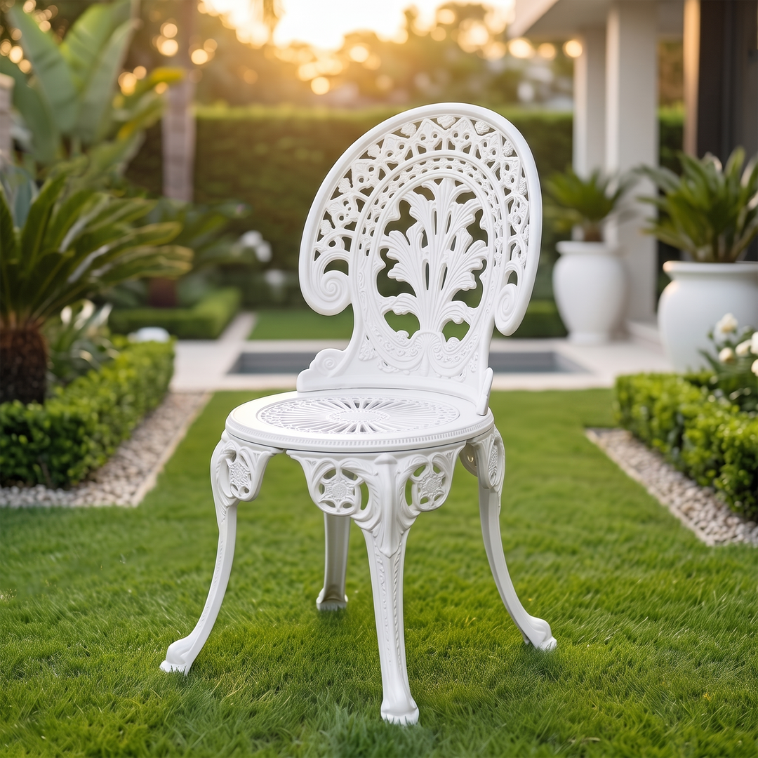 Zenck Cast Aluminium Garden Patio Single Seater Chair