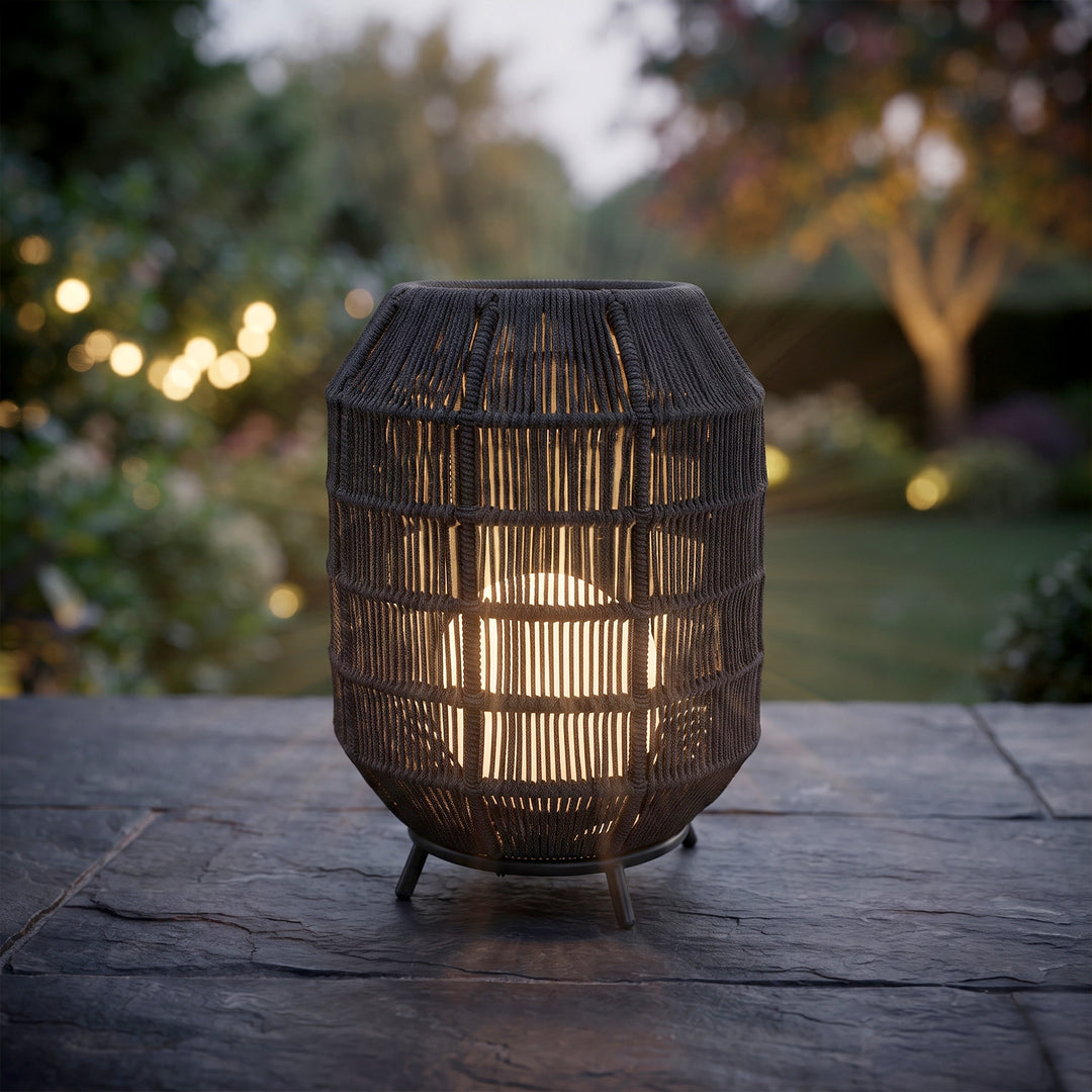 Emeric Outdoor Rope Floor Lamp
