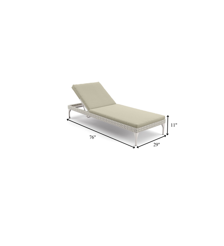 Arcuri Outdoor Swimming Poolside Lounger