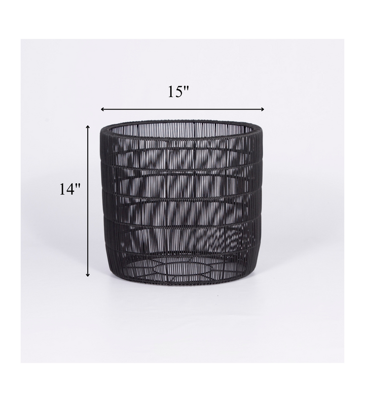 Félix Outdoor Wicker Planters For Garden, Balcony