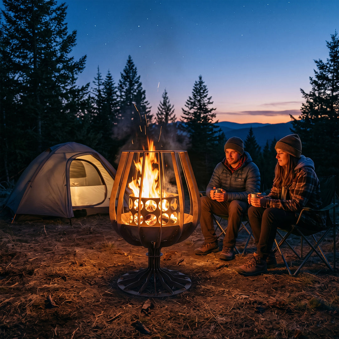 Nova Glass Shape Outdoor Fire Pits
