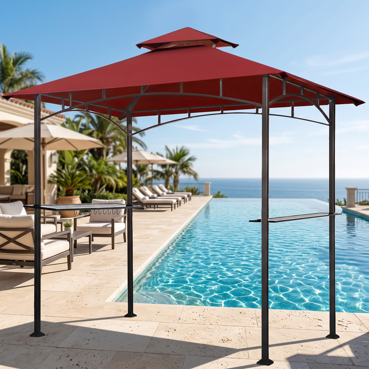 Aglaë Outdoor Gazebo For Garden ,Terrace (Black)