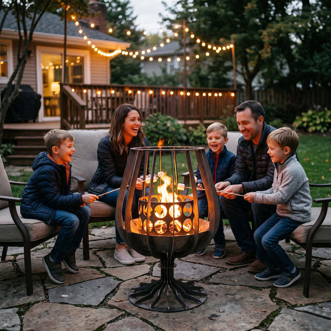 Nova Glass Shape Outdoor Fire Pits