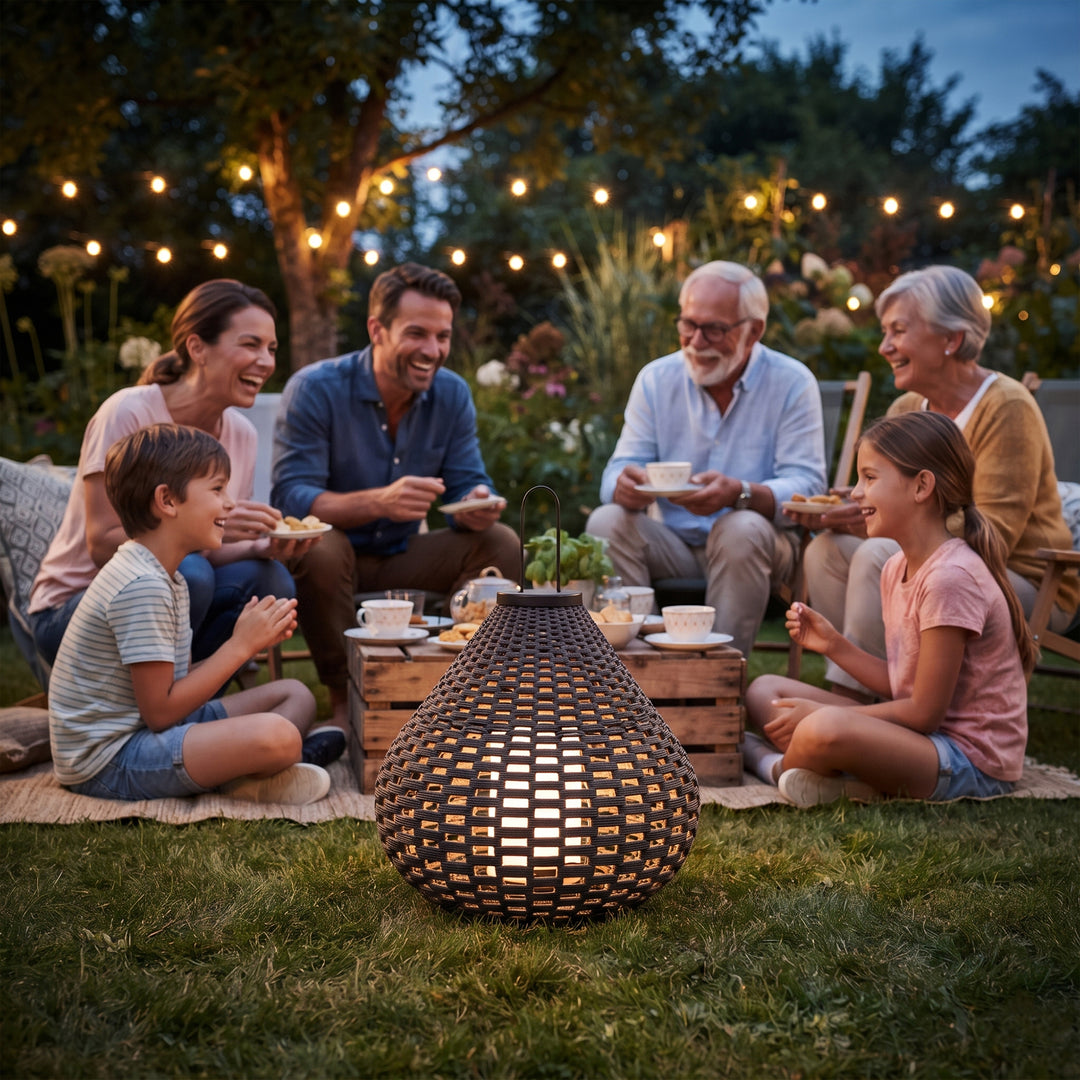 Kaori Outdoor Rope Floor Lamp (Set of 3)