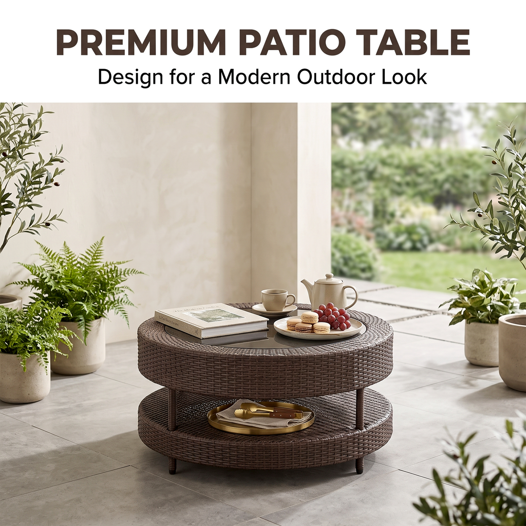 Vimi Outdoor Patio Sofa Set 6 seater and 1 Center Table
