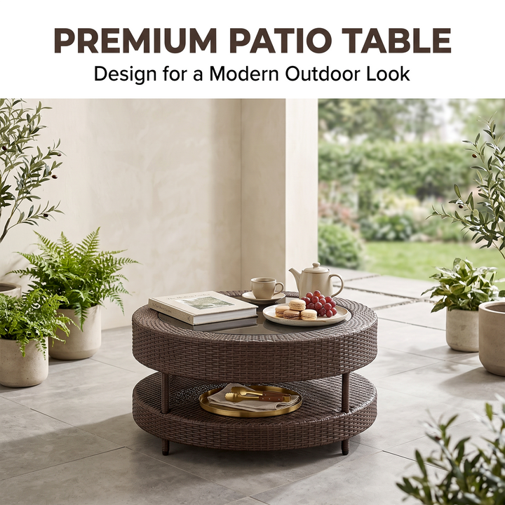 Vimi Outdoor Patio Sofa Set 6 seater and 1 Center Table