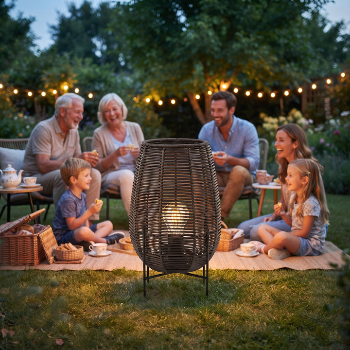 Takei Outdoor Wicker Floor Lamp