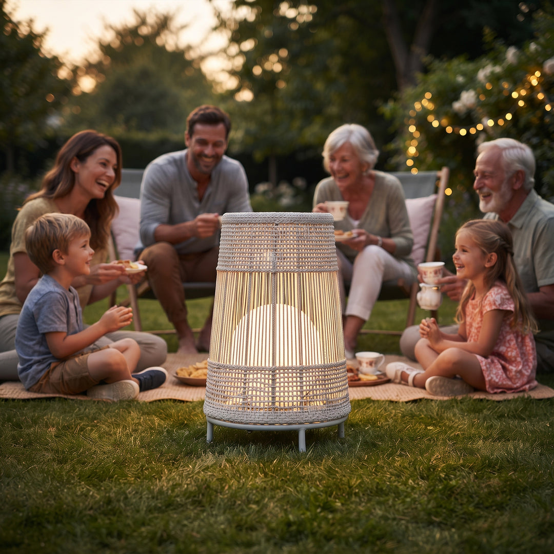 Elsie Outdoor Rope Floor Lamp