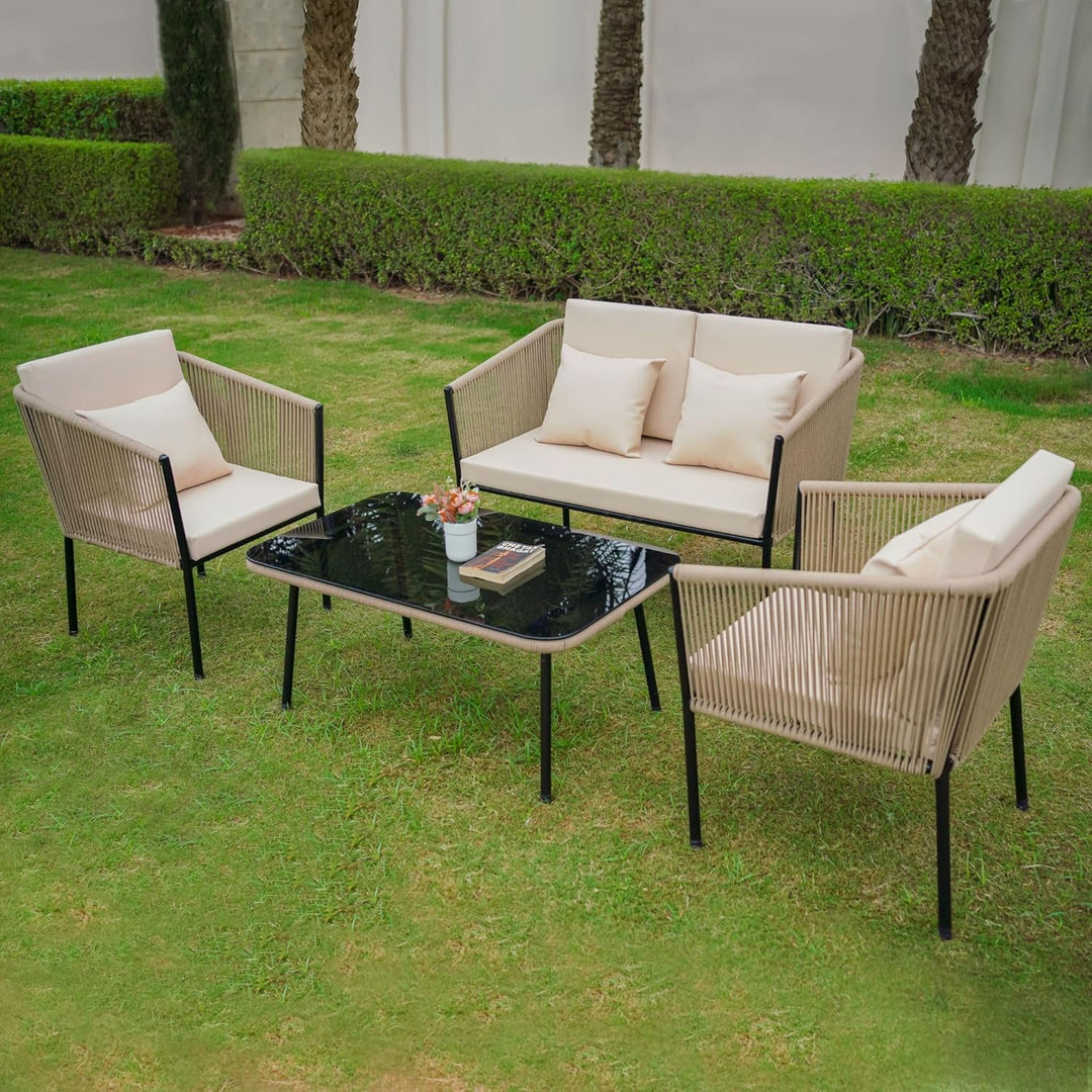 Dreamline Outdoor Garden Balcony Sofa Set Seater Single