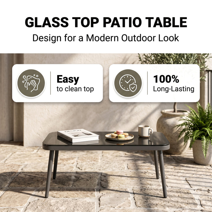 Deny Outdoor Sofa Set 2 Seater , 2 Single seater and 1 Center Table Set (Grey) Braided & Rope
