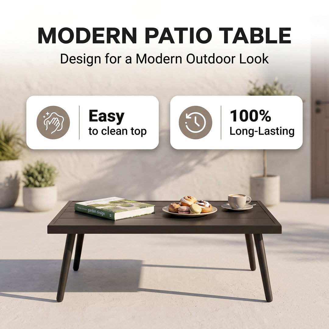 Gino Outdoor Sofa Set 2 Seater, 2 Single seater and 1 Center Table (Dark Grey) Braided & Rope