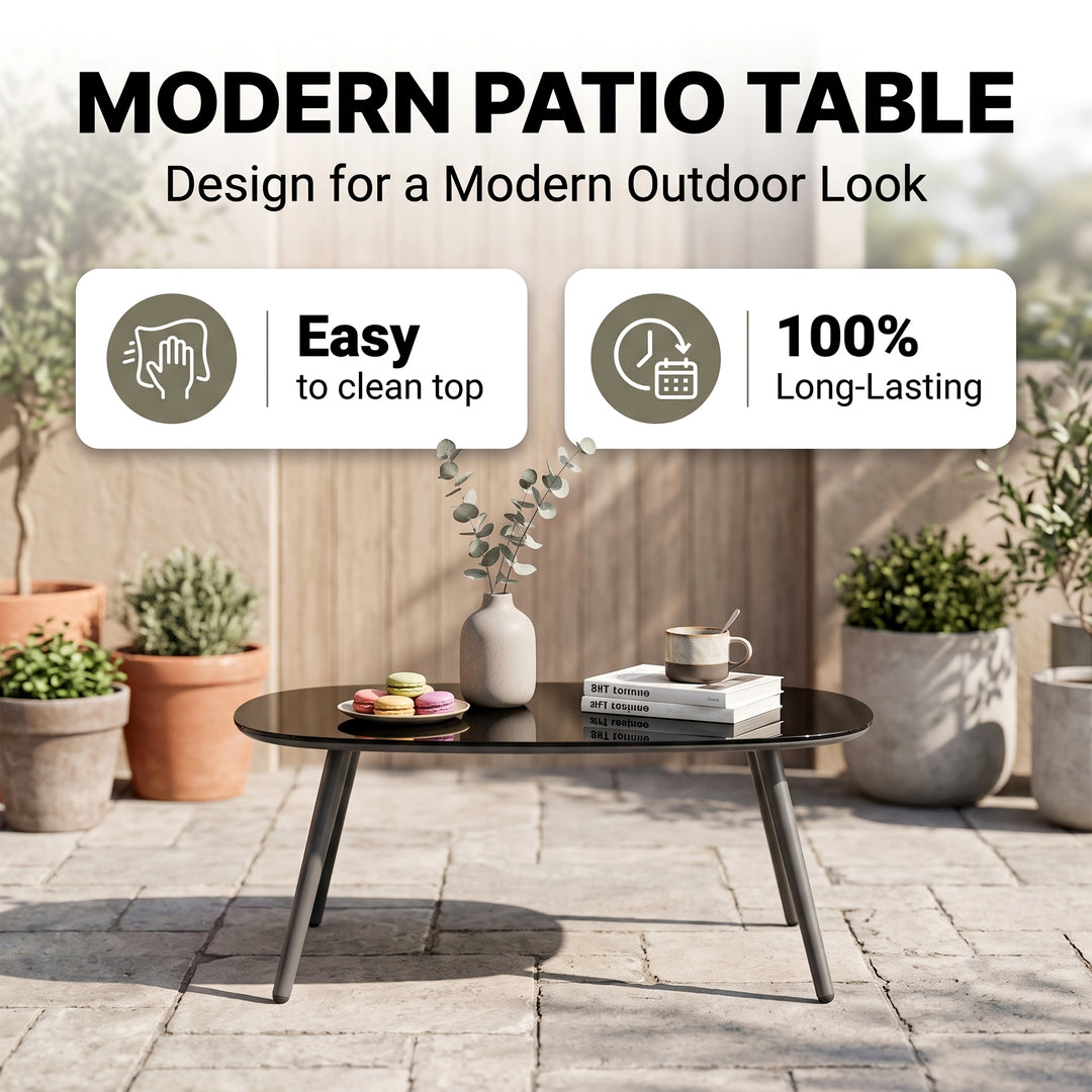 Hauwa Outdoor Garden Balcony Sofa Set 2 Seater , 2 Single Seater 1 Center Table Set Braid & Rope