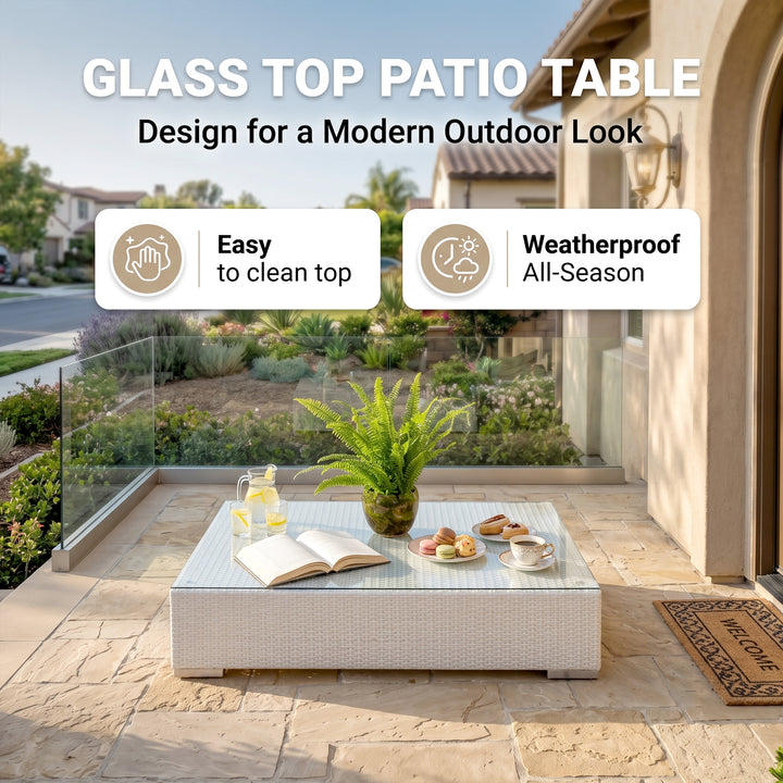 Alison Outdoor Sofa Set 2 Seater Right Sofa, 2 Seater Left Sofa and 1 Center Table
