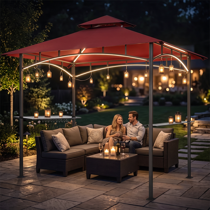 Aglaë Outdoor Gazebo For Garden ,Terrace (Black)