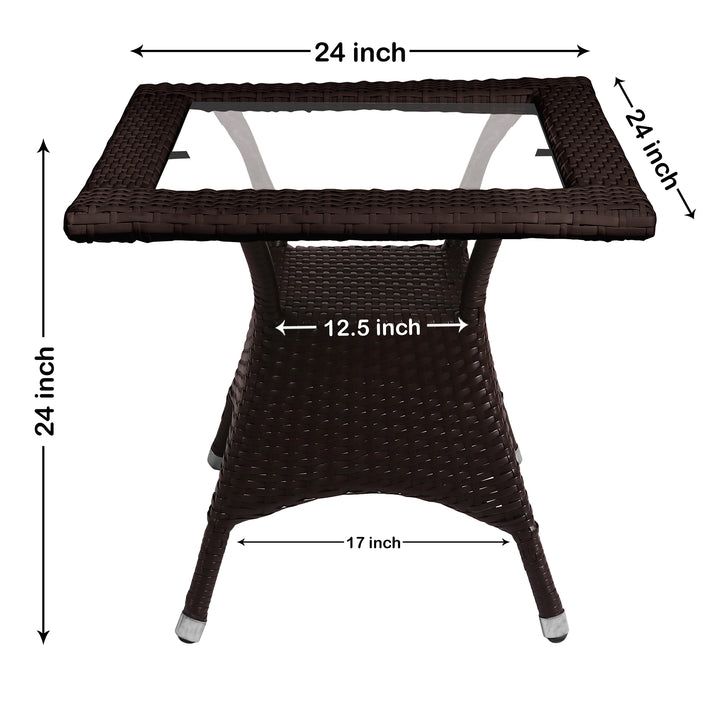 Hapit Outdoor Patio Seating Set 2 Chairs and 1 Table Set