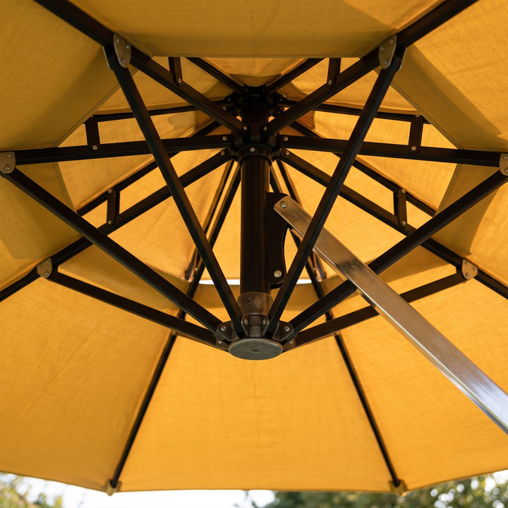 Spina Luxury Side Pole Garden Umbrella With Stand