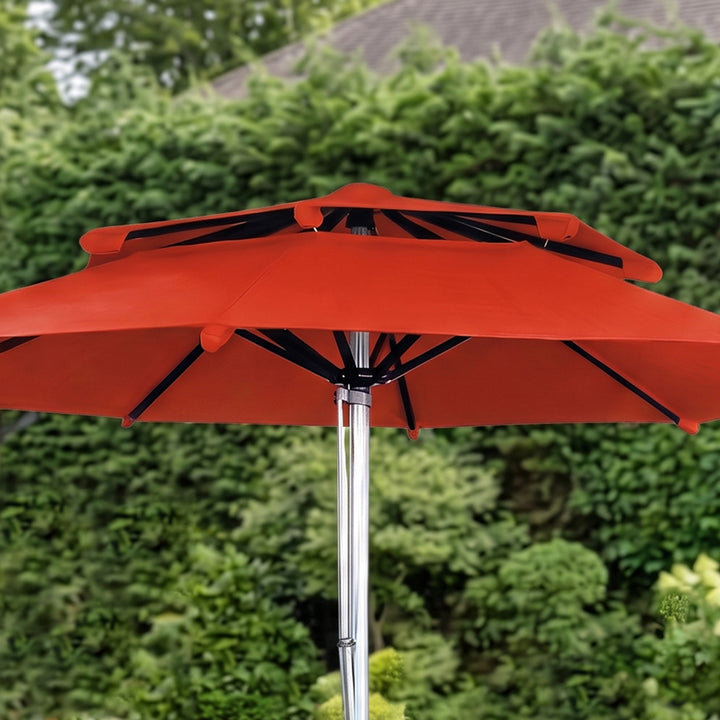 Grazia Luxury Centre Pole Garden Umbrella With Stand