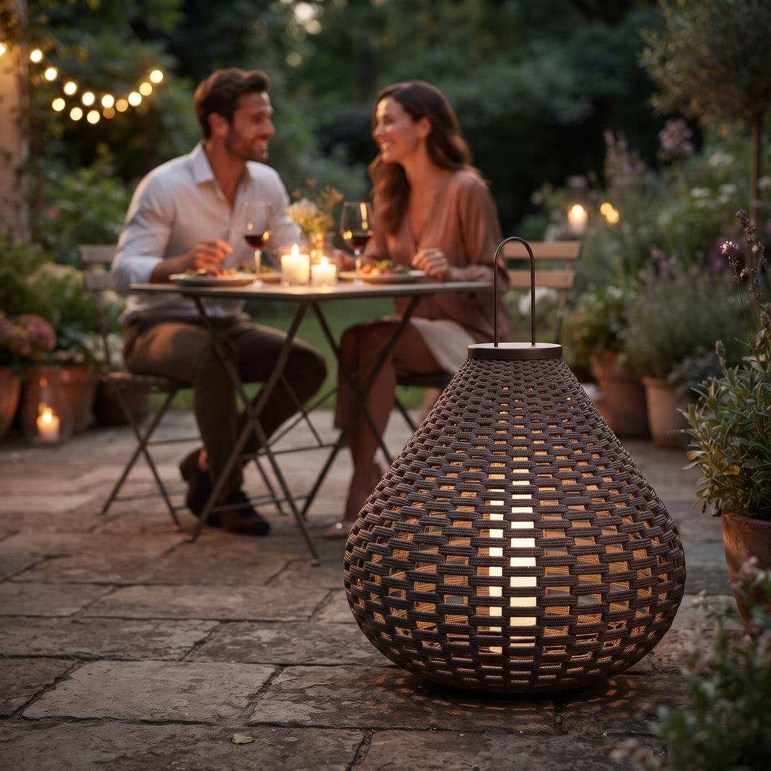 Kaori Outdoor Rope Floor Lamp (Set of 3)