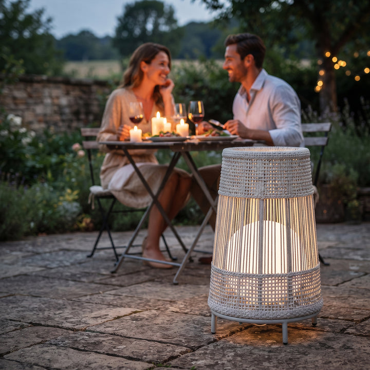 Elsie Outdoor Rope Floor Lamp
