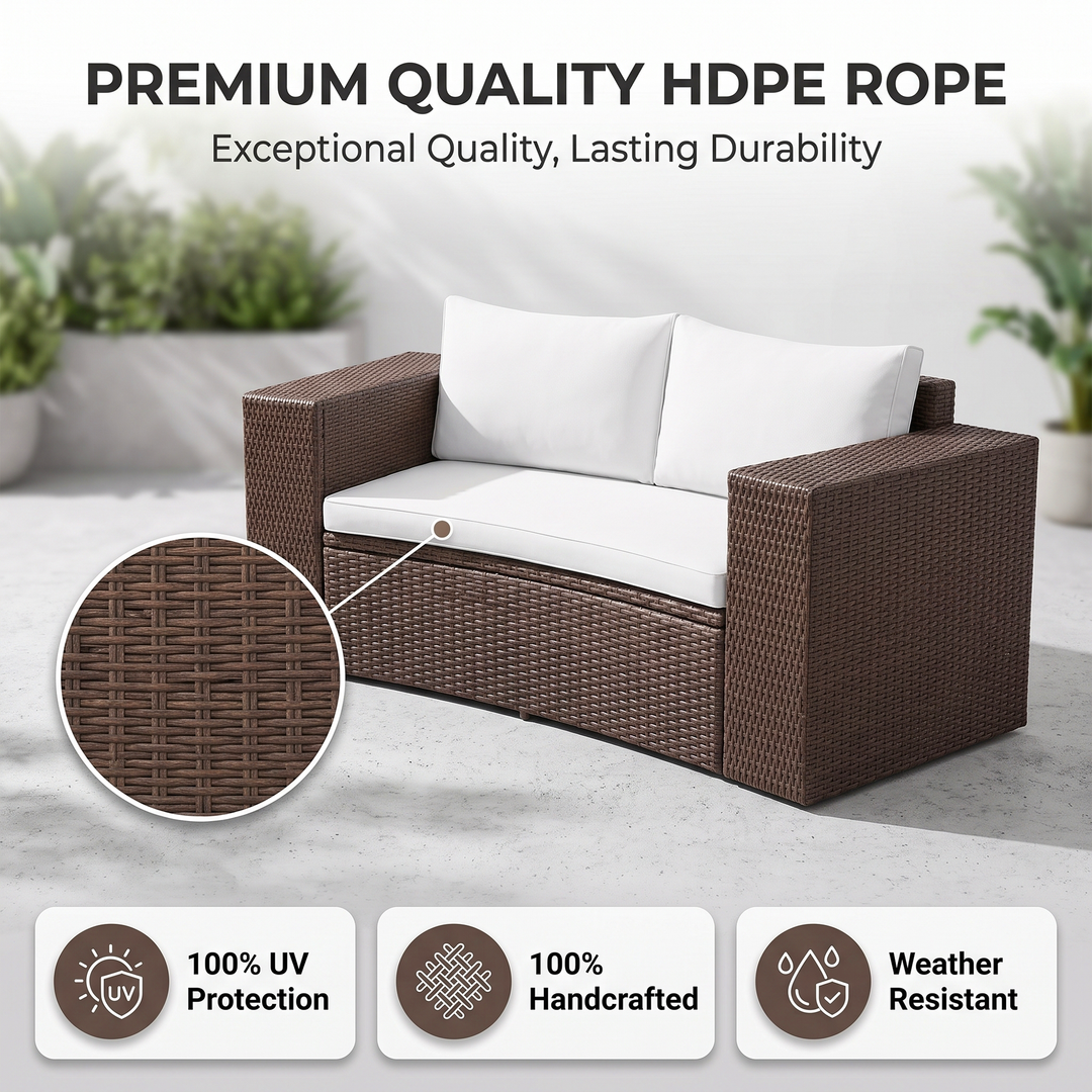 Vimi Outdoor Patio Sofa Set 6 seater and 1 Center Table