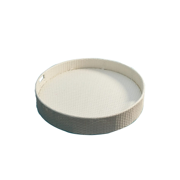 Ken Luxury Floating Serving Tray For Swimming Pool - White ( Round )