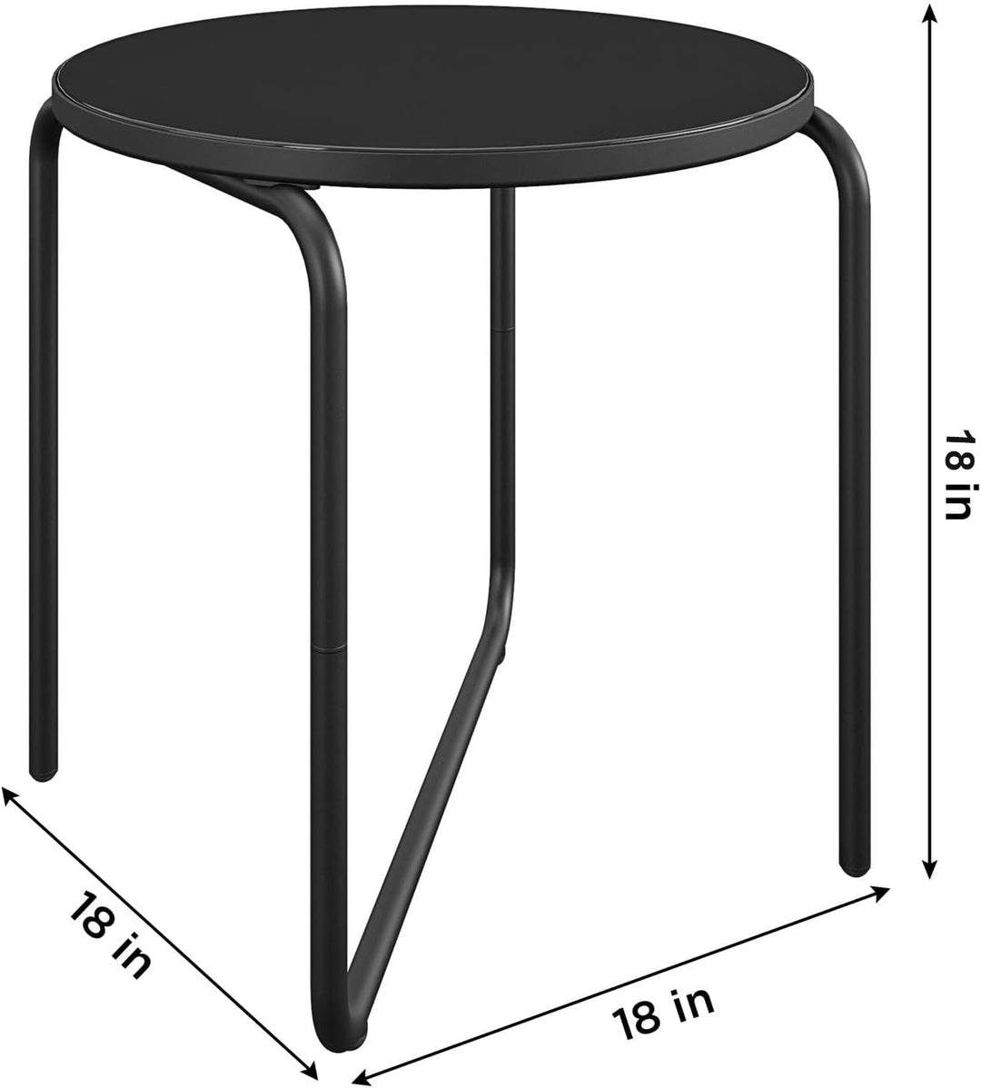 Sleety Outdoor Patio Seating Set 2 Chairs and 1 Table Set (Dark Grey)