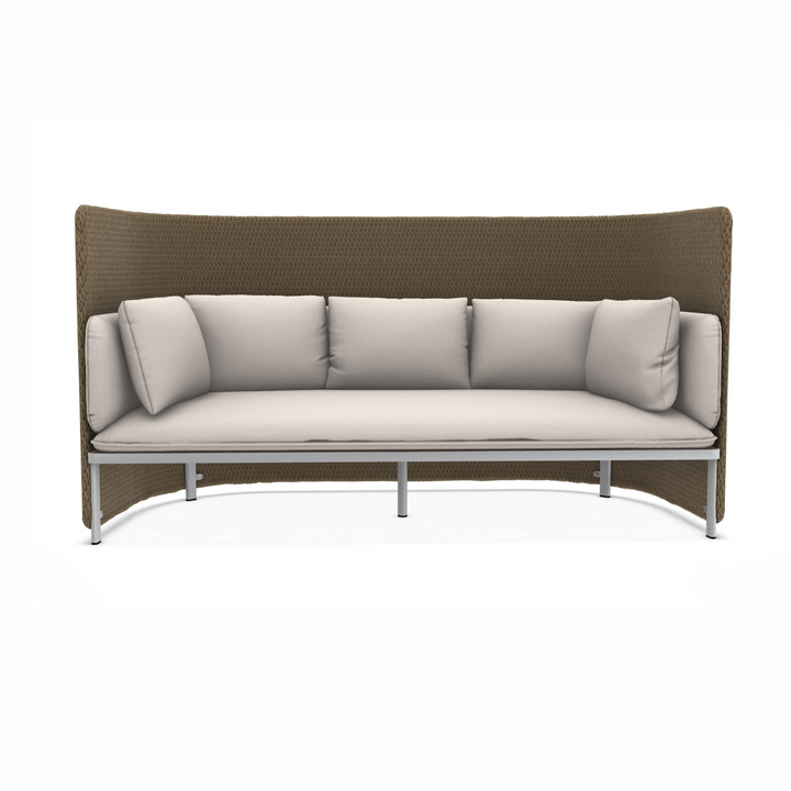 Cara Outdoor Garden Balcony Sofa Set 3 Seater, 2 Single Seater and 1 Center Table Set (Beige)