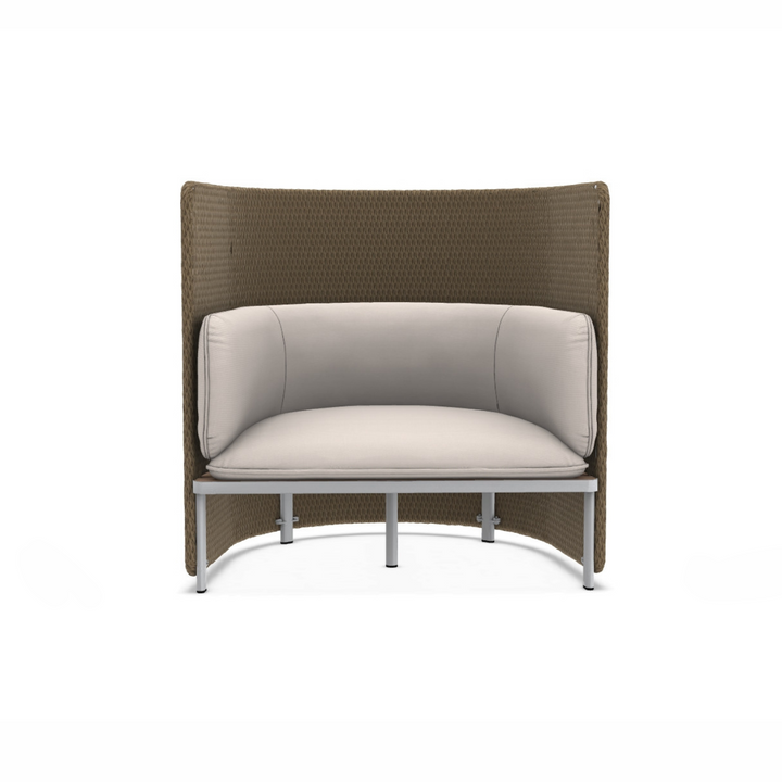 Cara Outdoor Garden Balcony Sofa Set 3 Seater, 2 Single Seater and 1 Center Table Set (Beige)